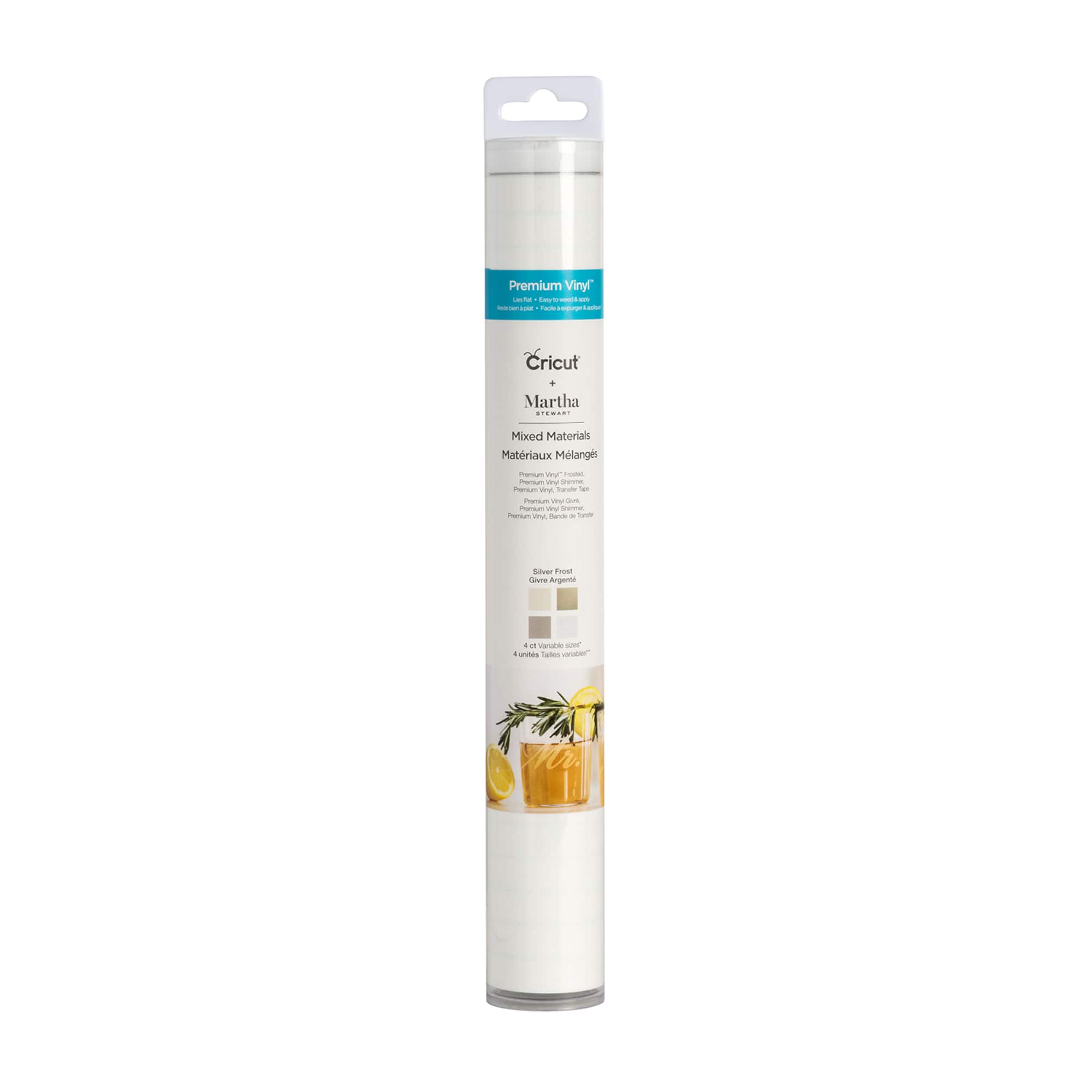 Cricut® Martha Stewart Mixed Materials Silver Frost Sampler
